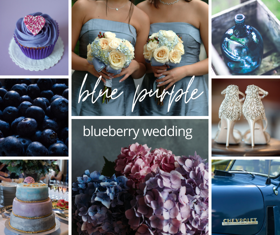 blueberry wedding: colori di tendenza per l'estate