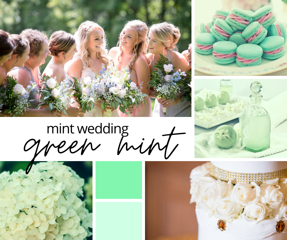 mint wedding 